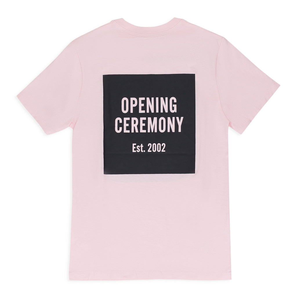 Pink Box Logo T-shirt