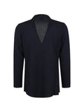 Lardini double-breasted cotton blazer