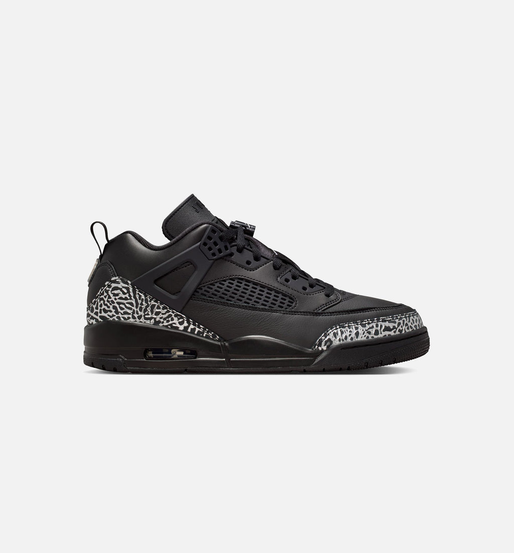 Spizike Low Men's Basketball Shoe – Black/Metallic Silver
