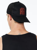 BLACK TURKEY BURN TRUCKER  HAT